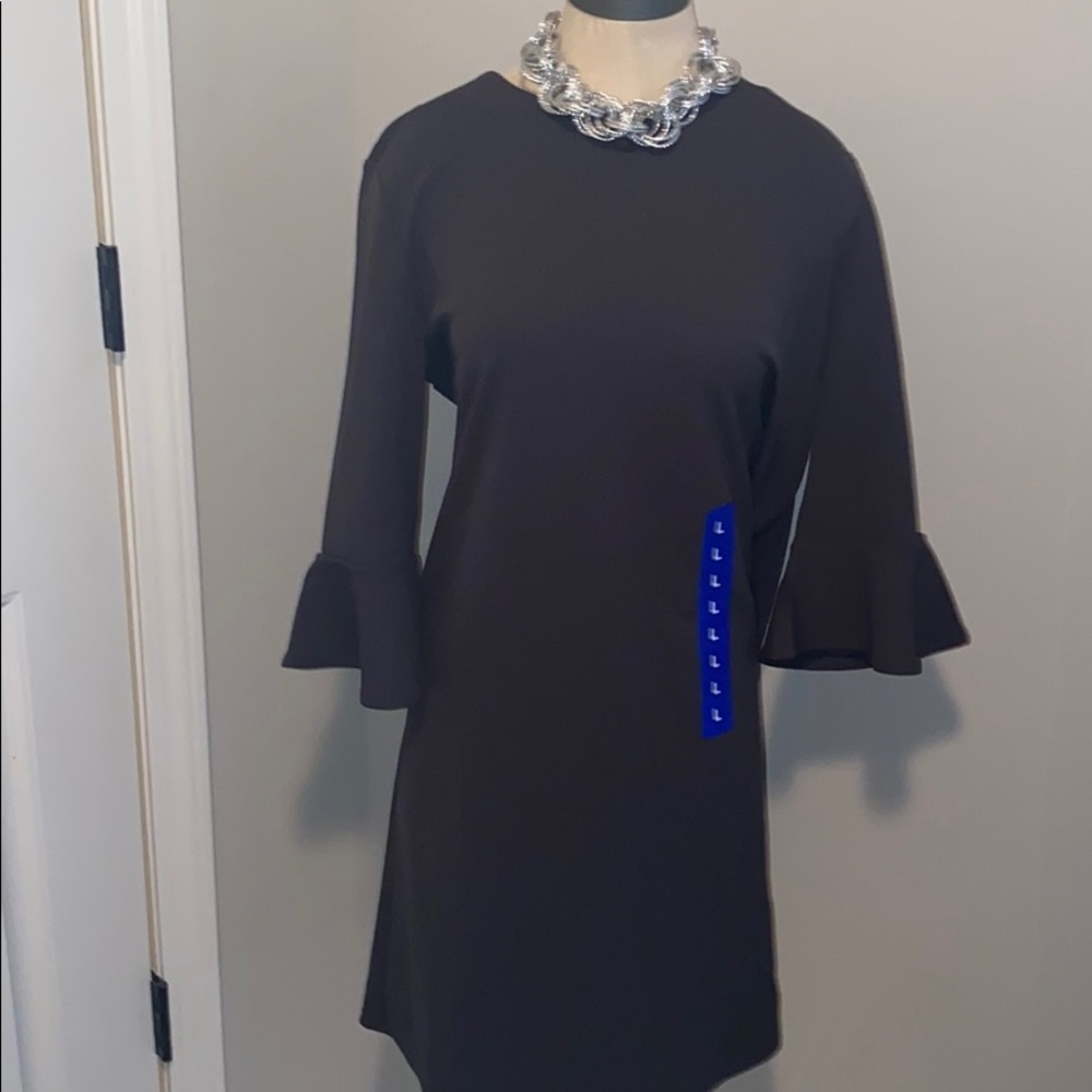 Size L Charcoal Gray Dress